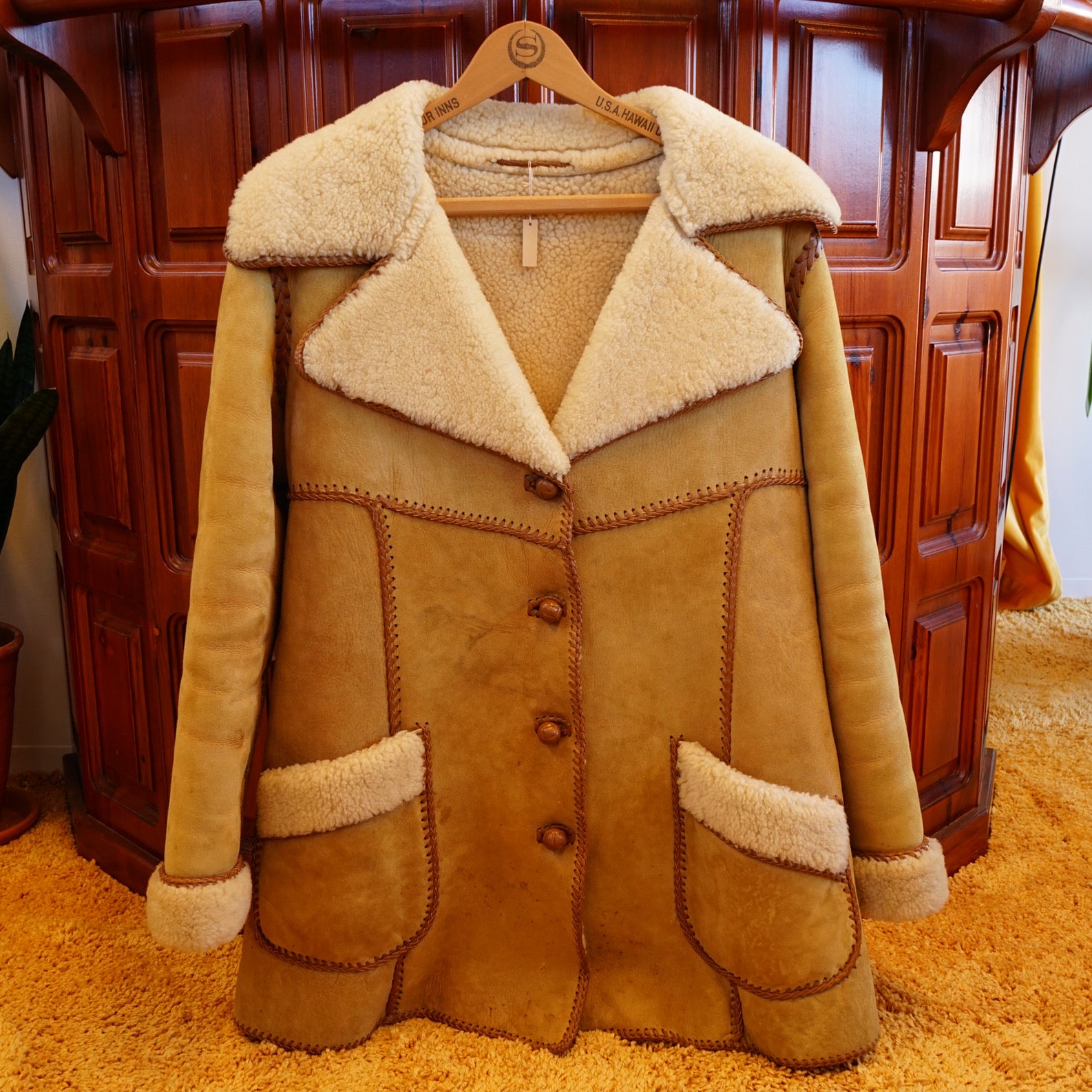 1970s North Beach Leather Mouton Jacket | Lovin'Spoonful 1970s North Beach Leather Mouton Jacket | Lovin'Spoonful